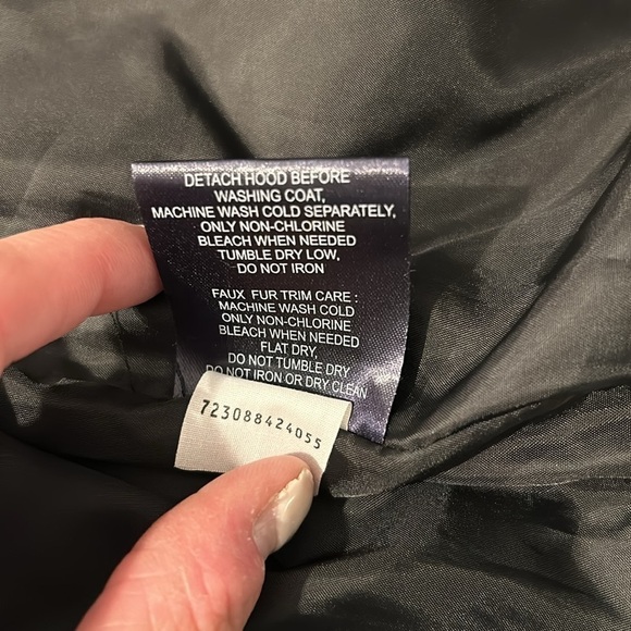 LONDON FOG 3X Black ZIP-FRONT LONG LENGTH PUFFER JACKET ZIP-OFF FUR TRIM HOOD - Picture 12 of 16